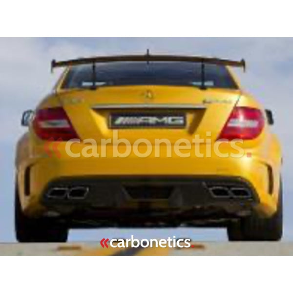2012-2013 Mercedes Benz W204 C Class Coupe Black Series Style Wider Rear Bumper Accessories