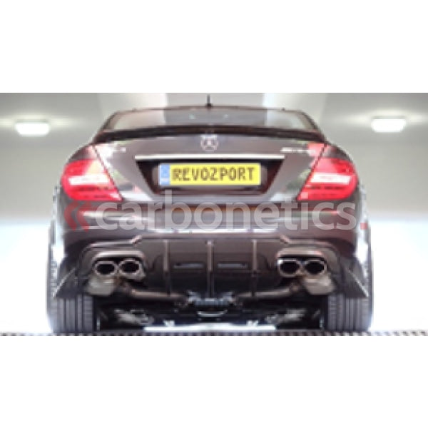 2012-2013 Mercedes Benz W204 C63 Sedan Coupe Rz Rbs Ii Rear Diffuser W/o Ground Effect Panel