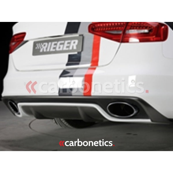 2013-2014 Audi A4 S4 B8 Facelift B8.5 Rieger Rs5 Style Muffer Tips Accessories