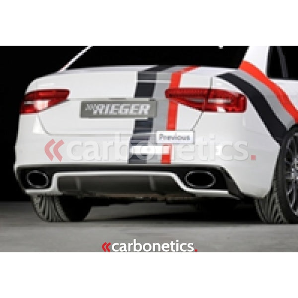 2013-2014 Audi A4 S4 B8 Facelift B8.5 Rieger Rs5 Style Rear Bumper W/ Diffuser Accessories