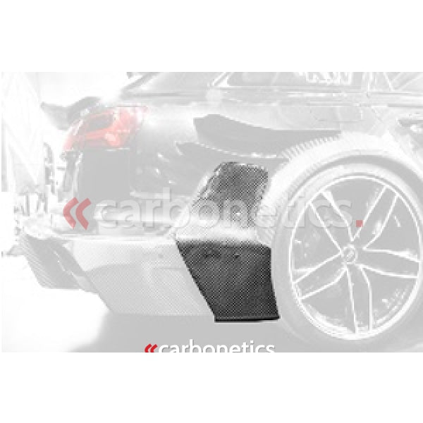 2015-2017 Audi Rs6 Dtm Replica Rear Bumper 2 Canards Accessories