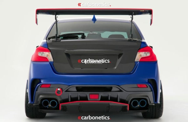 2015+ Subaru Impreza Va Wrx S4 & Sti Sedan Vs Arising Ii Rear Bumper W 2 Pcs Of Reflectors Frp