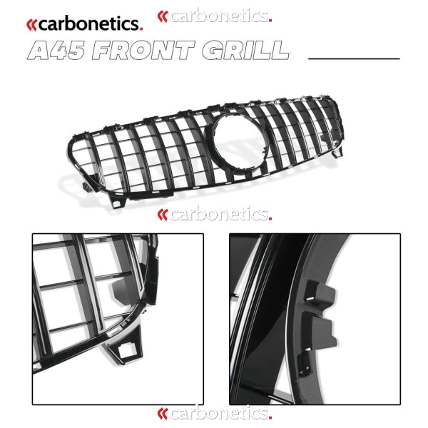 2016-2018 Mercedes Benz W176 A45 Abs Gt Black Grill Accessories