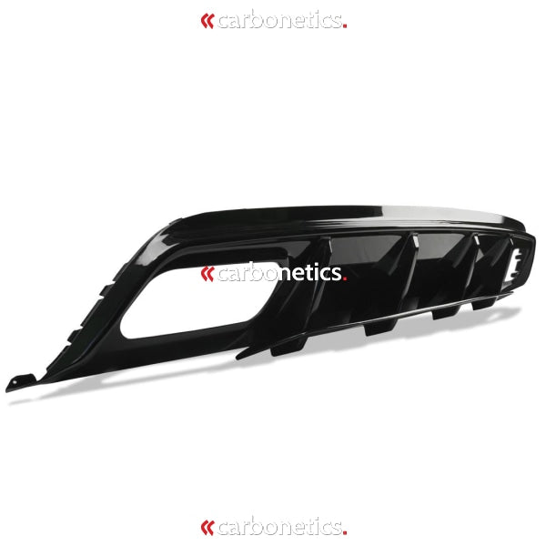 2017-2019 Mercedes Benz W176 A45 Abs Rear Oem Diffuser Black Tips Gloss Accessories