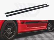 SIDE SKIRTS DIFFUSERS FIAT 500 ABARTH MK1 FACELIFT (2016-UP) Maxton Designs