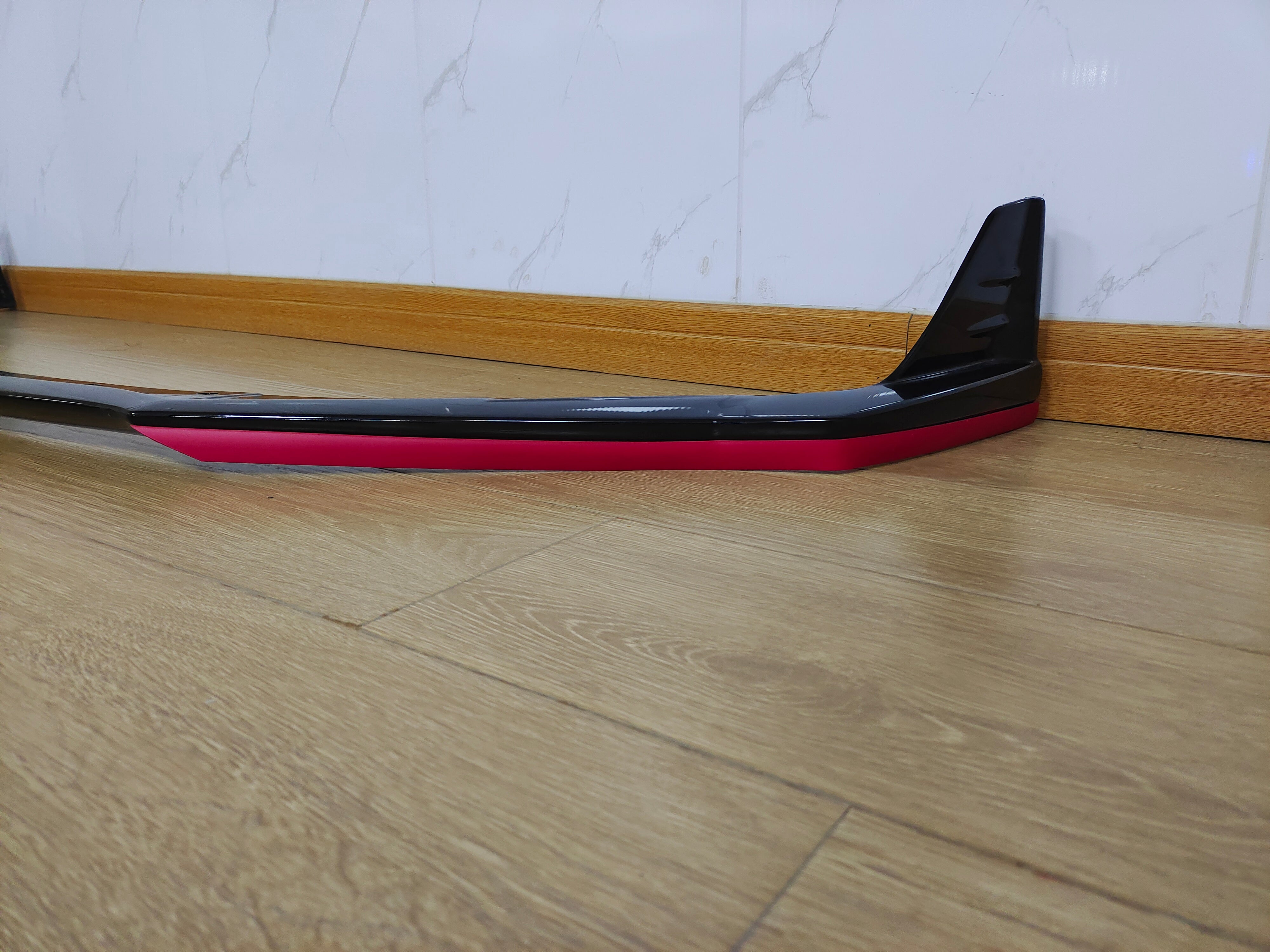 22- BRZ ZD8 STI STYLE FRONT LIP SKIRT RUBBER STRIP (CHERRY RED) - UNIVERSAL ADHENSIVE