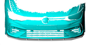 2021-2022 Volkswagen Golf MK8 R Front Lip