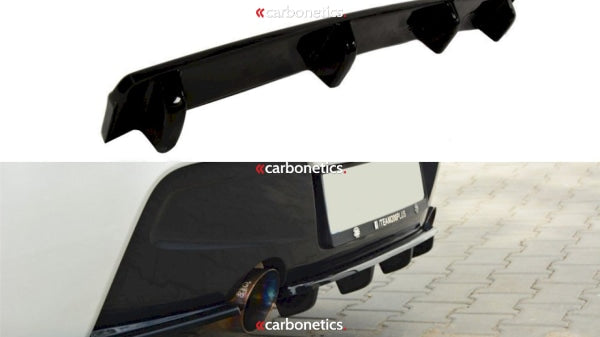 Central Rear Splitter Bmw 1 F20/f21 M-Power (With Vertical Bars)