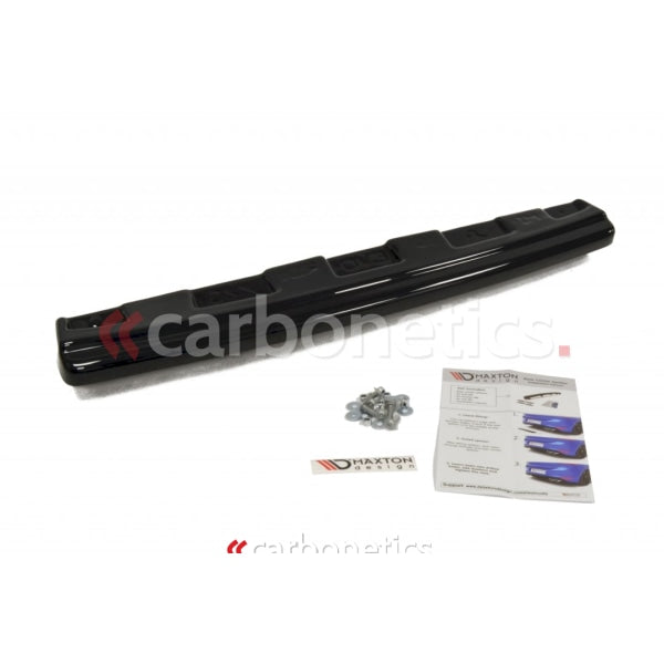 Central Rear Splitter Mitsubishi Lancer Evo X (With Vertical Bars)