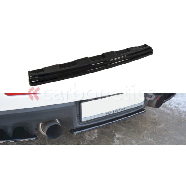 Central Rear Splitter Mitsubishi Lancer Evo X (Without Vertical Bars)