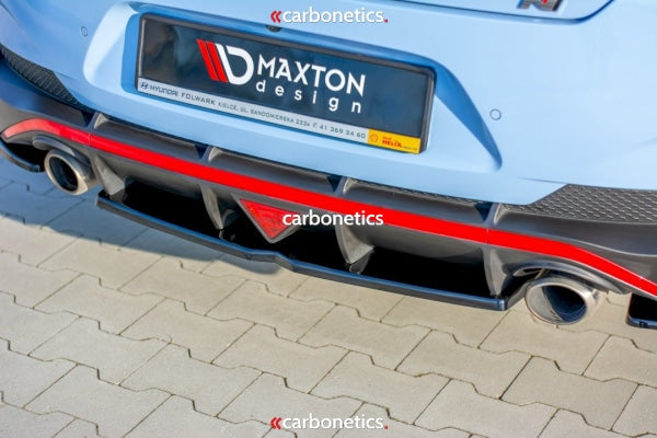 Central Rear Splitter (No Vertical Bars) Hyundai I30 Mk3 N Fastback (2018-)