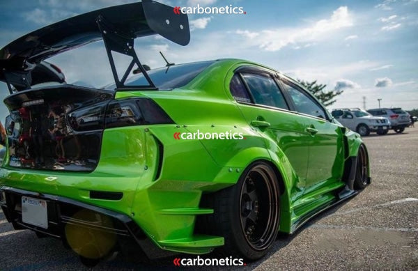 Copy Of 2008-2012 Mitsubishi Lancer Evolution X Vs Wide Body Version Rear Over Fender (6 Pcs)