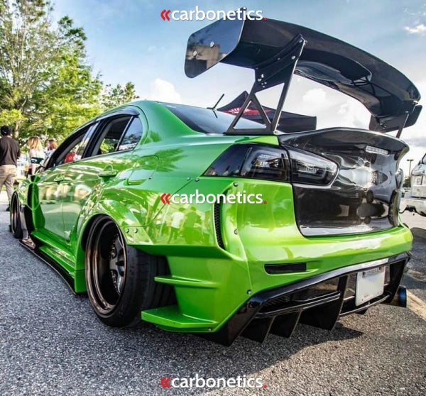 Copy Of 2008-2012 Mitsubishi Lancer Evolution X Vs Wide Body Version Rear Over Fender (6 Pcs)