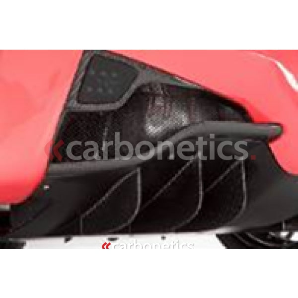 Ferrari 458 Italia Dmc Style Rear Diffuser Fin Replacement 6Pcs Accessories