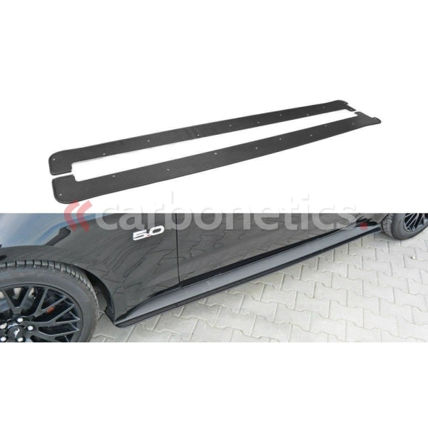 Ford Mustang Mk6 Gt - Racing Side Skirts Diffusers (2014-17)