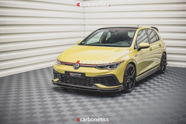 Front Splitter (+Flaps) V1 Vw Golf 8 Gti Clubsport (2020-)