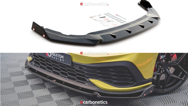 Front Splitter (+Flaps) V1 Vw Golf 8 Gti Clubsport (2020-)