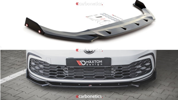 Front Splitter (+Flaps) V2 Vw Golf 8 Gti (2020-)