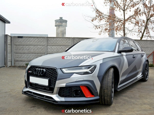 Front Splitter V.1 Audi Rs6 C7 (2013-Up)