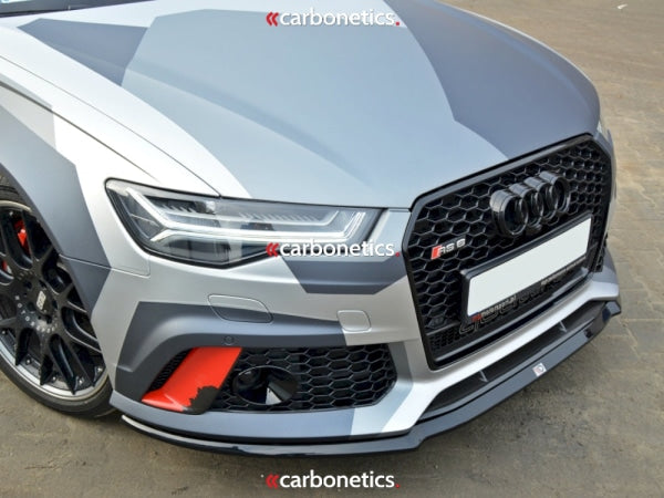 Front Splitter V.2 Audi Rs6 C7 (2013-Up)