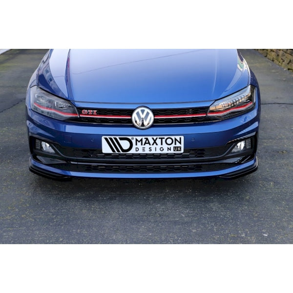 Front Splitter V.5 Vw Polo Mk6 Gti (2017-Up)