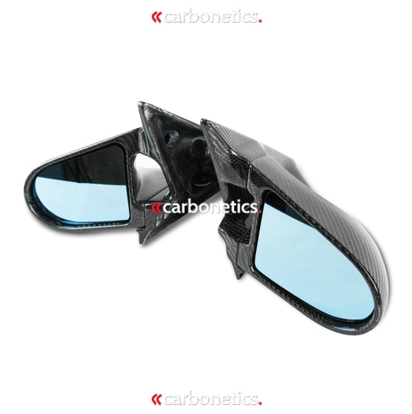 Mazda Rx-7 Fd3S Carbon Fibre Ganador Style Electric Side Mirrors 1992+