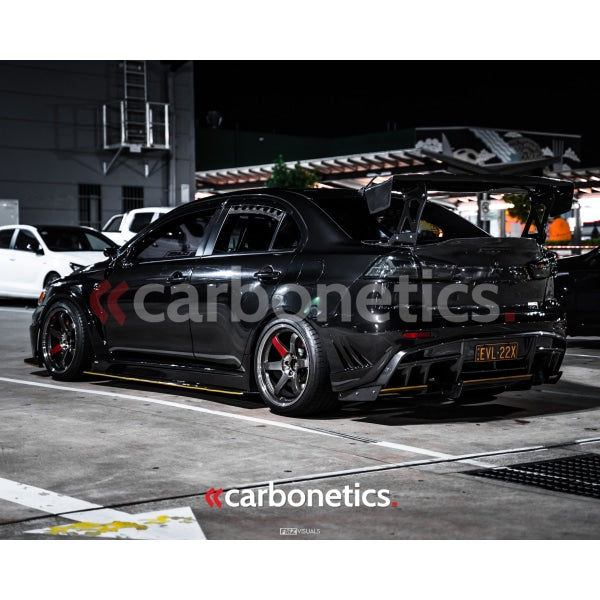 Mitsubishi Lancer Evolution X Vs Wide Body Version Side Skits Under Board Accessories