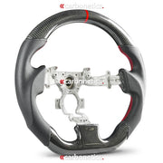 R35 Gtr Carbon Steering Wheel With Leather And Red Stripe