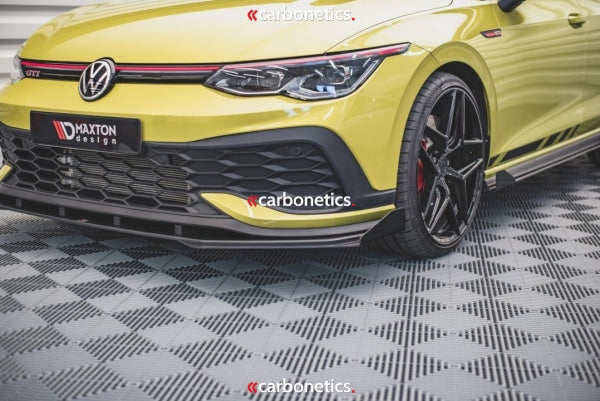 Racing Durability Front Splitter (+Flaps) Vw Golf 8 Gti Clubsport (2020-)