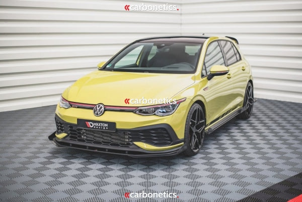 Racing Durability Front Splitter (+Flaps) Vw Golf 8 Gti Clubsport (2020-)