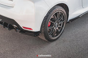 Racing Durability Rear Side Splitters (+Flaps) Toyota Gr Yaris Mk4 (2020-)