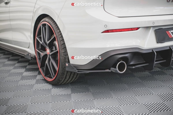 Racing Durability Rear Side Splitters (+Flaps) Vw Golf 8 Gti (2020-)