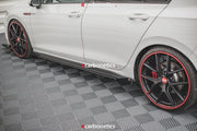 Racing Durability Side Skirts Diffusers (+Flaps) Vw Golf 8 Gti / Clubsport (2020-)