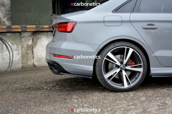 Rear Side Splitters Audi Rs3 8V Facelift Sedan (2017-20)