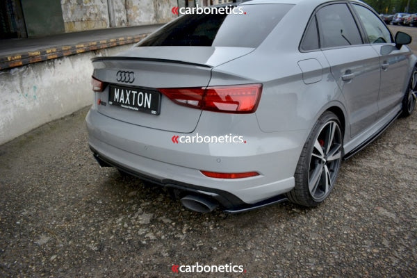 Rear Side Splitters Audi Rs3 8V Facelift Sedan (2017-20)