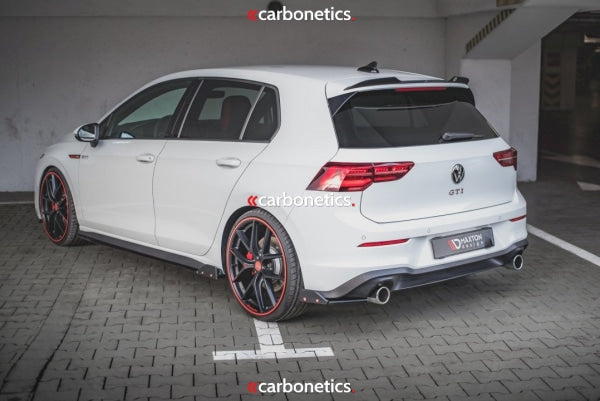 Rear Side Splitters (+Flaps) V2 Vw Golf 8 Gti (2020-)