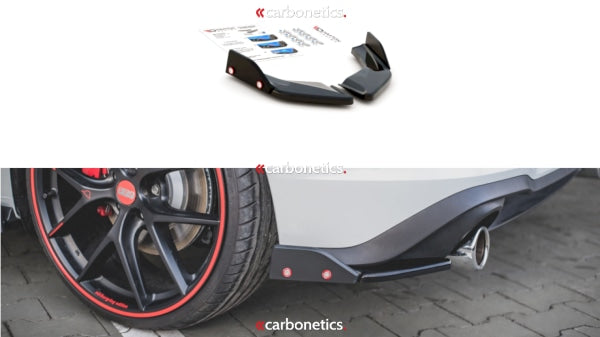 Rear Side Splitters (+Flaps) V2 Vw Golf 8 Gti (2020-)