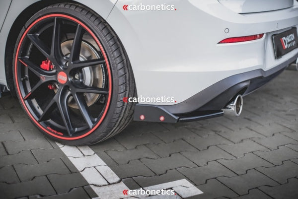 Rear Side Splitters (+Flaps) V2 Vw Golf 8 Gti (2020-)