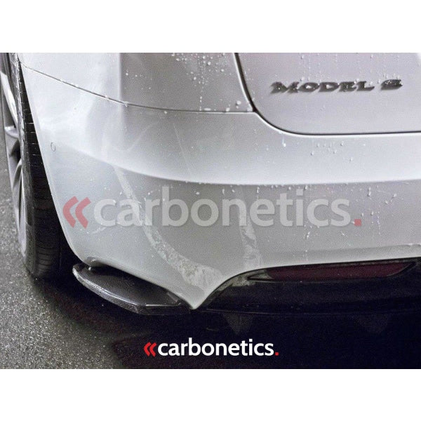 Rear Side Splitters Tesla Model S Facelift (2016-)
