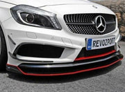 Mercedes Benz W117 C117 AMG CLA45 Revozport RZA-290 Style Front Lip Carbon Fiber