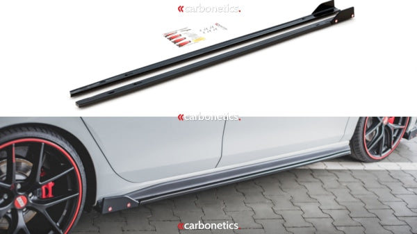 Side Skirts Diffusers (+Flaps) V2 Vw Golf 8 Gti / Clubsport (2020-)