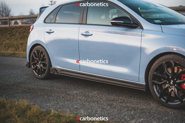 Side Skirts Diffusers (+Flaps) V5 Hyundai I30 N Mk3 Hatchback/fastback (2017-)