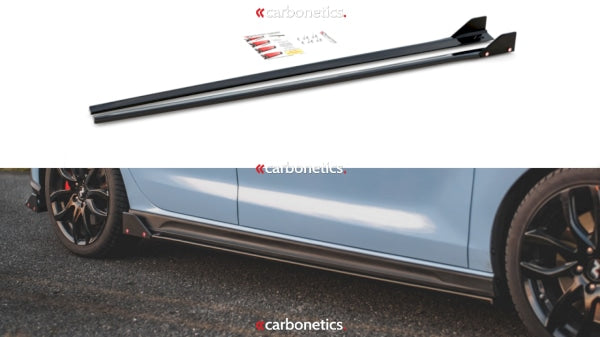 Side Skirts Diffusers (+Flaps) V5 Hyundai I30 N Mk3 Hatchback/fastback (2017-)