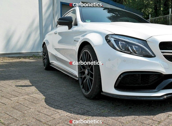 Side Skirts Splitters Mercedes C 205 63 Amg Coupe (2016-2018)