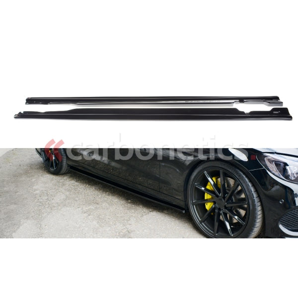 Side Skirts Splitters Mercedes C43 Amg W205 (2018-Up)
