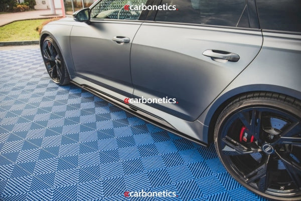 Side Skirts Splitters V2 Audi Rs6 C8 / Rs7 (2019-)