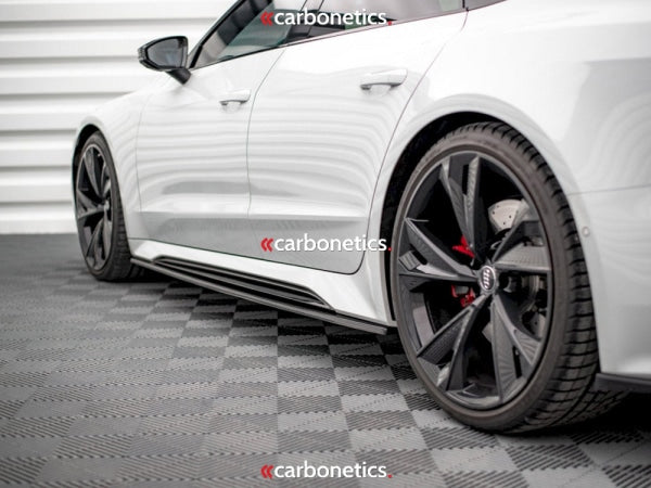 Side Skirts Splitters V2 Audi Rs6 C8 / Rs7 (2019-)