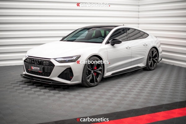 Side Skirts Splitters V2 Audi Rs6 C8 / Rs7 (2019-)