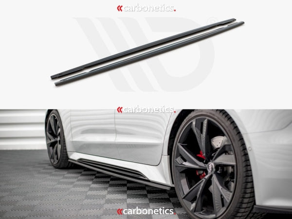 Side Skirts Splitters V2 Audi Rs6 C8 / Rs7 (2019-)