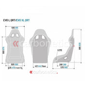 Sparco Evo L Qrt Ultralight Fiberglass Seat Accessories